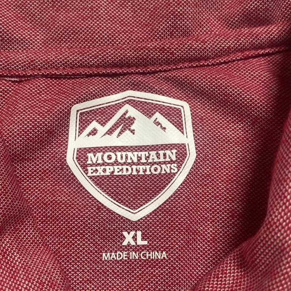 Men's Mountain Expedition Red Polo Shirt  Size XL NWOT - Picture 7 of 13